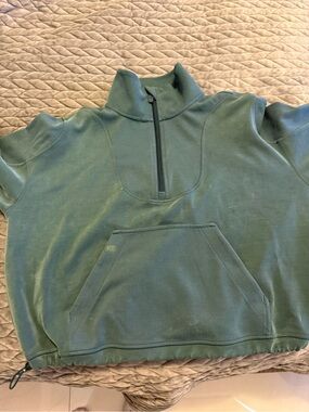 lululemon athletica Teal Half-Zip Pullover size 6
